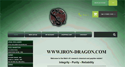 Desktop Screenshot of iron-dragon.com